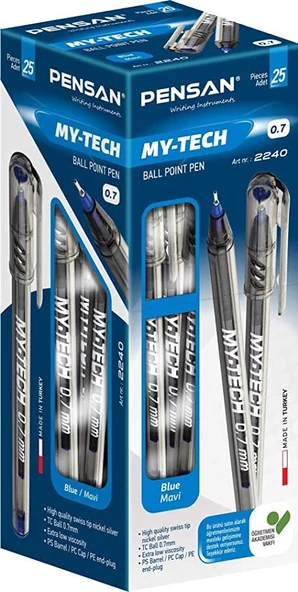 Pensan My-Tech 0.7 Tükenmez Kalem- 25'Li Paket - 3