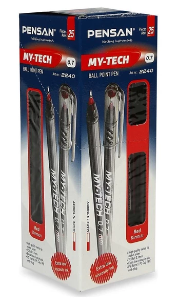 Pensan My-Tech 0.7 Tükenmez Kalem- 25'Li Paket - 6