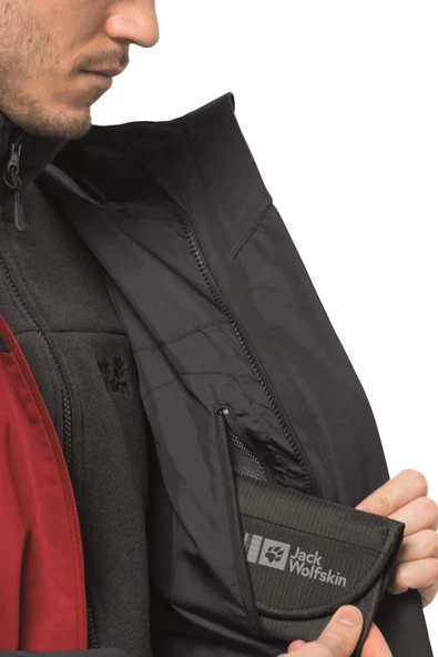 Jack Wolfskin TAUBENBERG 3IN1 JKT M Erkek Ceket JCK1115311-2206 - Resim 9