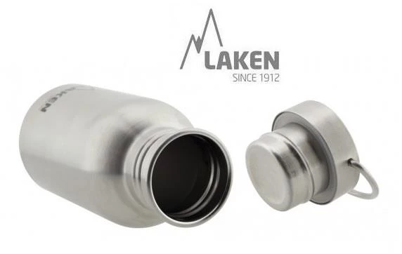 Laken Çelik 18/8 Vintage Basic Şişe 0,50L - Siyah LKBSH50NE - Resim 4