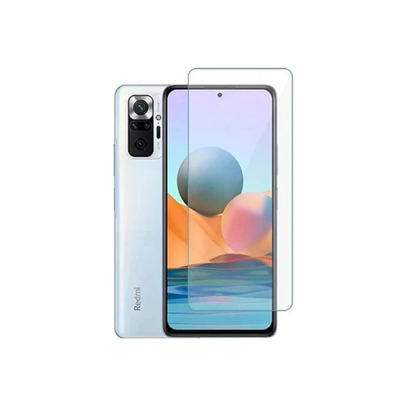 Xiaomi Redmi Note 10 Uyumlu Premium Ekran Koruyucu 9h Sert Temperli Kırılmaz Cam Koruma Şeffaf