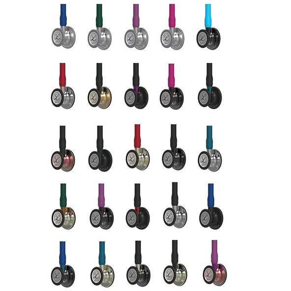 Littmann Classic 3 Çift Taraflı Renkli Steteskop Bordo 5627