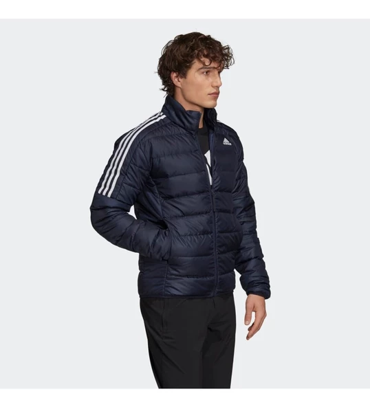 Adidas GH4594 Lacivert Ess Down Jacket Erkek Mont - 2