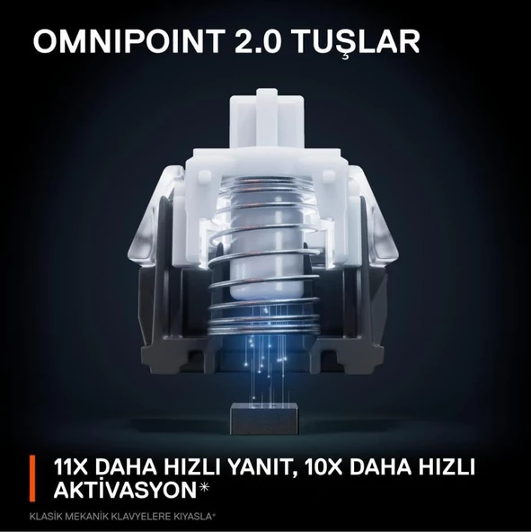 Steelseries Apex Pro Tkl Wireless (2023) Mekanik Oyuncu Klavyesi - Ingilizce Q - 4