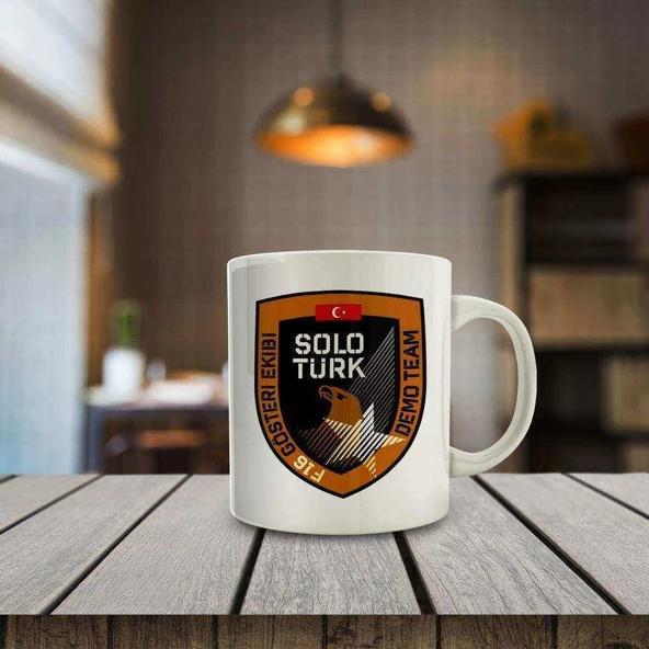 Solo Türk Logo Amblemi Hediyelik Kupa Bardak-76579 - 1