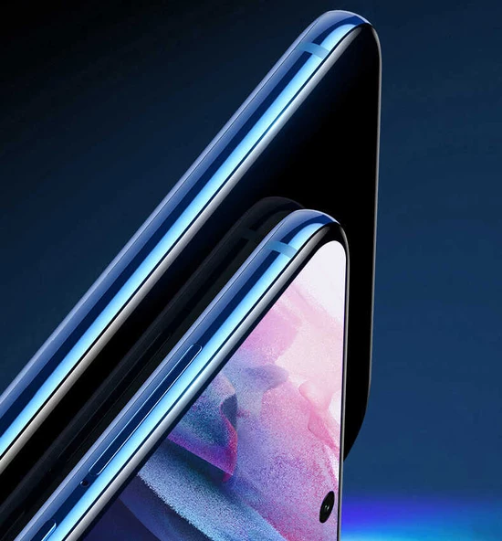 Galaxy S23 Uyumlu Tam Yapışan Eğimli Cam Ekran Koruyucu - 5