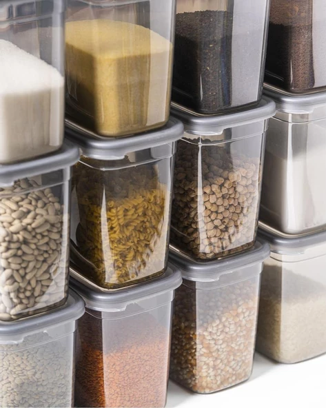 Per Class Organizer Etiketli Saklama Kabı 2 lt 6'lı Set - 2