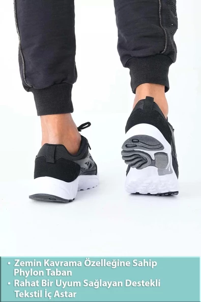 Supermark North Of Wild Jelventure Anorak Ultra Comfort Siyah Koşu&Günlük Erkek Spor Ayakkabı 45004 - 3