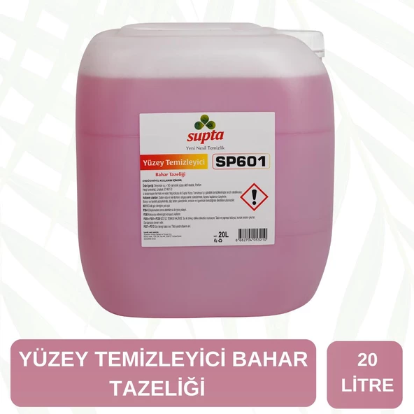 Supta Sıvı Yüzey Temizleyici Bahar Tazeliği Çiçek 20 LT