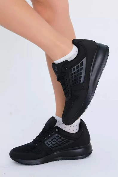 Supermark RYT Roma Ultra Comfort Memory Günlük&Koşu Siyah Kadın Spor Ayakkabı 45008 - 6