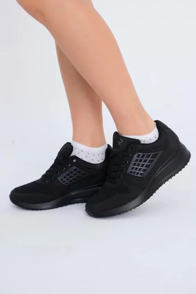 Supermark RYT Roma Ultra Comfort Memory Günlük&Koşu Siyah Kadın Spor Ayakkabı 45008 - 5