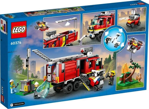 LEGO City 60374 Fire Command Truck - 2