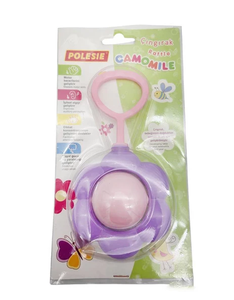 Polesie Bebekler İçin Oyuncak Çıngırak  (Blister)  "Papatya" - 2