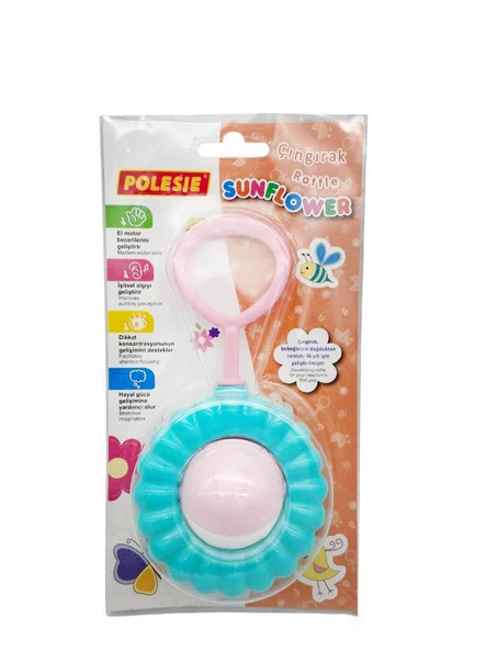 Polesie Bebekler İçin  Oyuncak Çıngırak (Blister) "Ayçiçeği" - 2