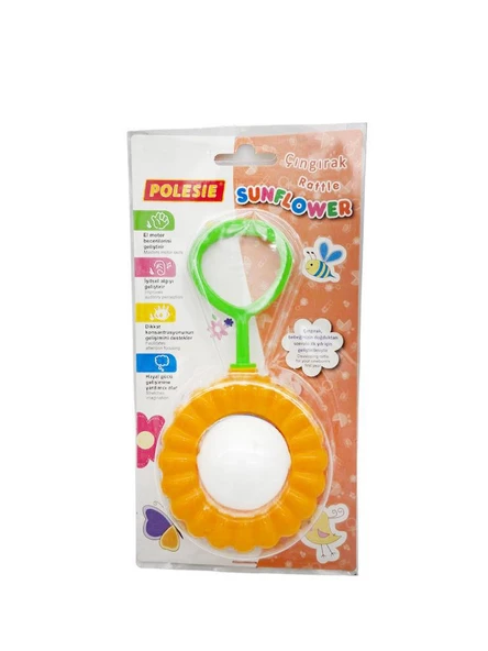 Polesie Bebekler İçin  Oyuncak Çıngırak (Blister) "Ayçiçeği" - 4