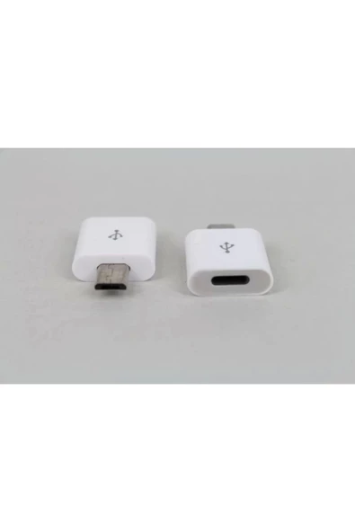 iPhone 8 Pin to Samsung Mikro Usb Çevirici Dönüştürücü Adaptör - 2