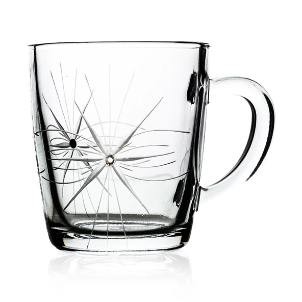 DECOCIA K220 2Lİ CAM KUPA 340CC MİRA DESENLİ ürün görseli