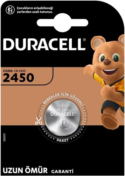 Duracell Cr 2450 Lithium 3v Pil