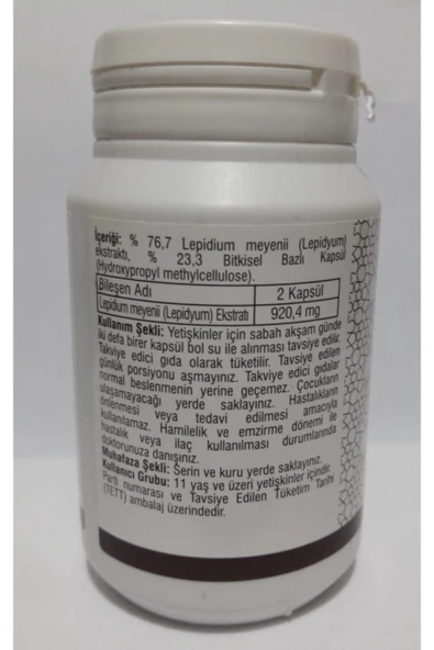 Ersağ Lepidyum Gıda Takviyesi, Maca - Resim 2