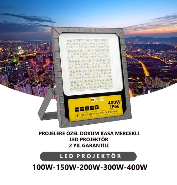 300W Led Projektör Park Bahçe Çevre Site Bina Tabela Dış Mekan Led Lamba - 2