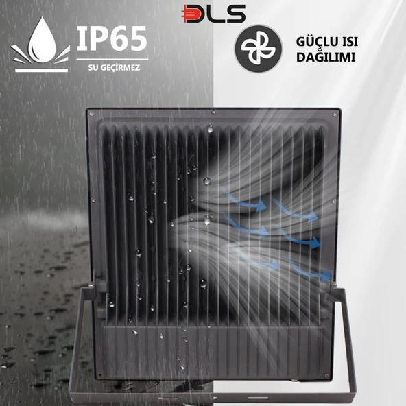 300W Led Projektör Park Bahçe Çevre Site Bina Tabela Dış Mekan Led Lamba - 7