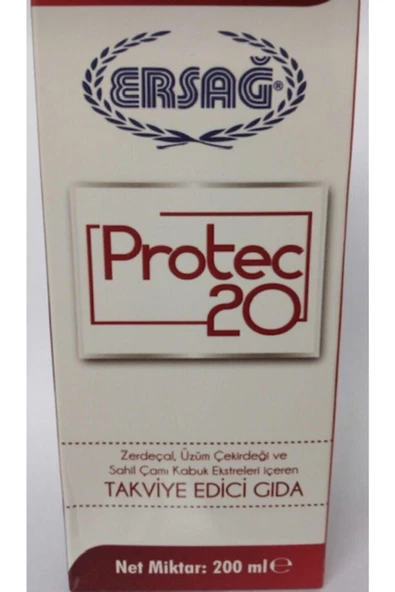 Ersağ Protec 20 Takviye Gıda 200 ml 1 Adet - Resim 2