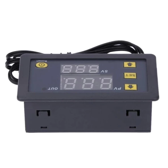 W3230 220V AC Dijital Sıcaklık Kontrol Cihazı LED Ekran Termostat - Resim 4