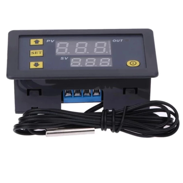 W3230 220V AC Dijital Sıcaklık Kontrol Cihazı LED Ekran Termostat - Resim 3