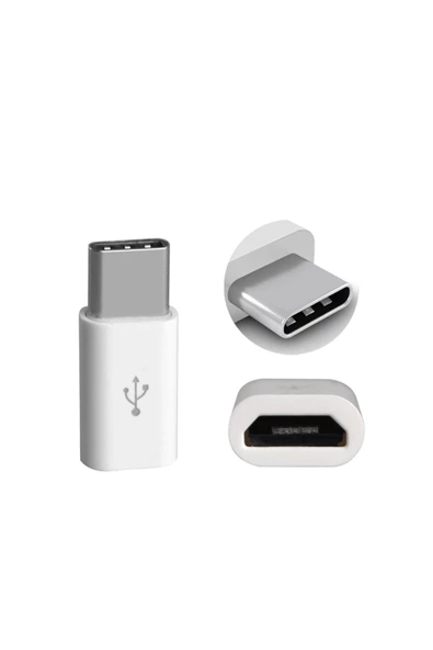 Usb 3.1 Type C to Mikro Usb Şarj Dönüştürücü Çevirici Adaptör Samsung Note 7 Lg G5 GM5 Plus Mac