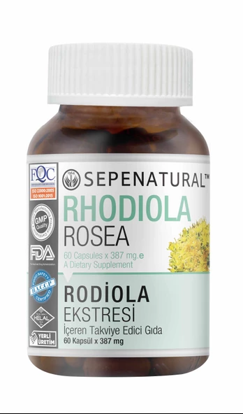 Rhodiola Extract & Vitamins 60 Kapsül 387 mg Rodiola Rodiyola