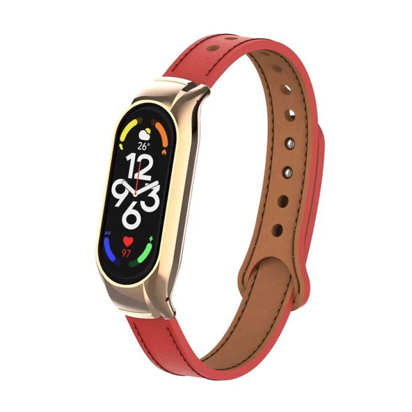 Xiaomi Mi Band 7 KRD-68 Deri Kordon - 3