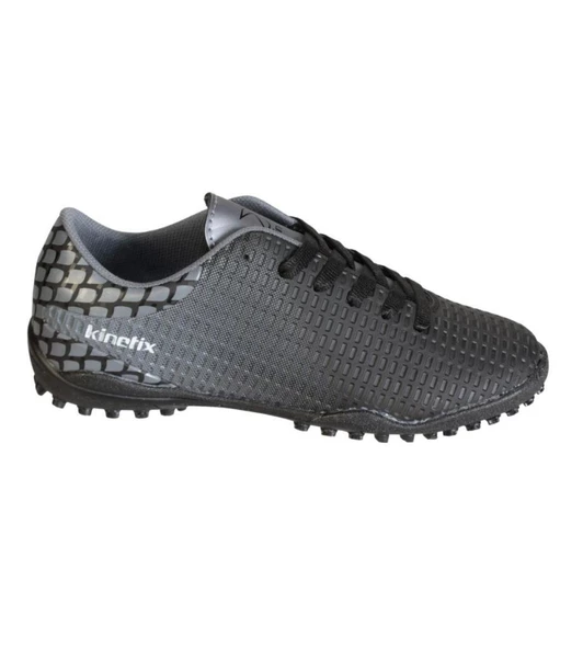 KİNETİX Erkek Siyah Gri Halısha Futbol Spor Ayakkabısı. - Resim 2