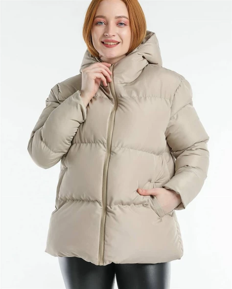 Bayan yeni model Şişme Kaban 533477 - 3