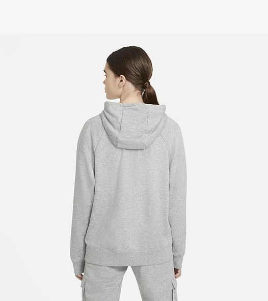 Nike Wmns Nsw Swsh Hoodie Ft CZ8896-063 Oversized Fit - 2