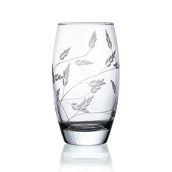 Decocia Pudgy 49 Parça  12 Kişilik Kesme Bardak Çeyiz Seti Sürgün Desenli - Resim 5