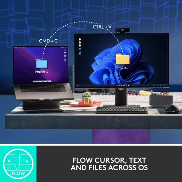 Logitech Mx Master 3S Bluetooth Lazer Mouse Siyah - Resim 3