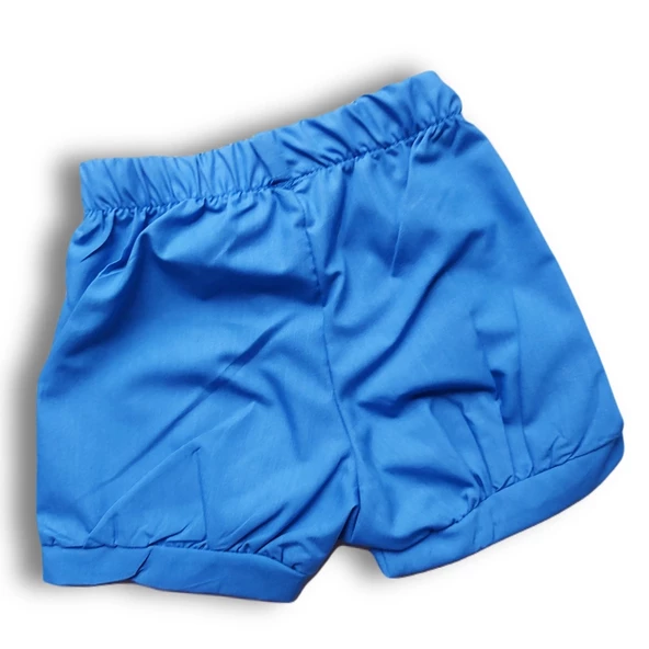 Jolbaby Çiçek Detaylı Çizgili Alt Üst Kız Bebek Şort Takım - Resim 3