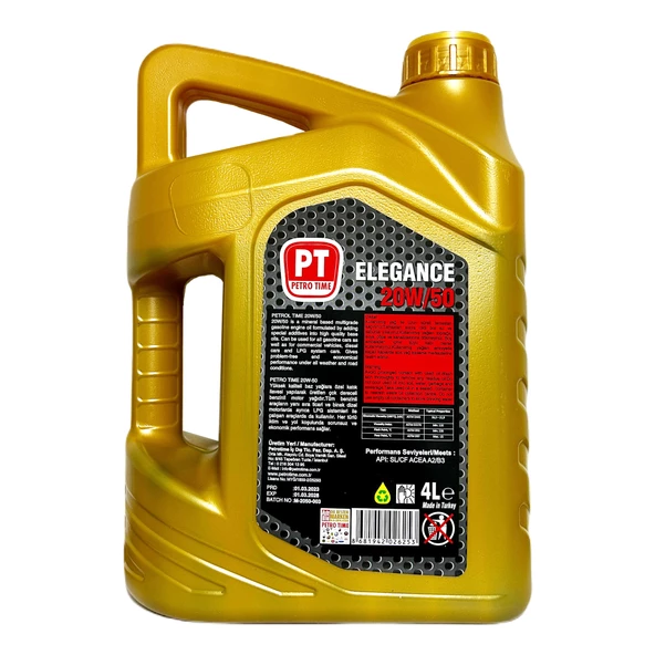Petro Time 20W-50 Motor Yağı 4 Litre - Benzinli, Dizel, Lpgli Araçlarda - 2