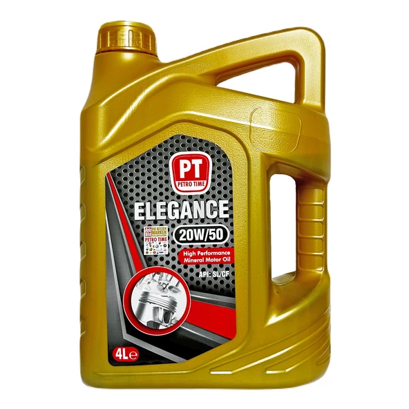 Petro Time Elegance 20W-50 Motor Yağı 4 Litre - Benzinli, Dizel, Lpgli Araçlarda