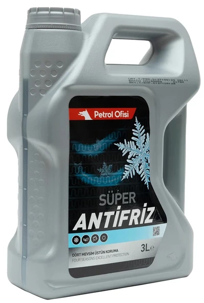 Petrol Ofisi Super Konsantre Yeşil Antifriz 3 Litre (Su ile 6 LT -37C Antifriz Olur) - 3