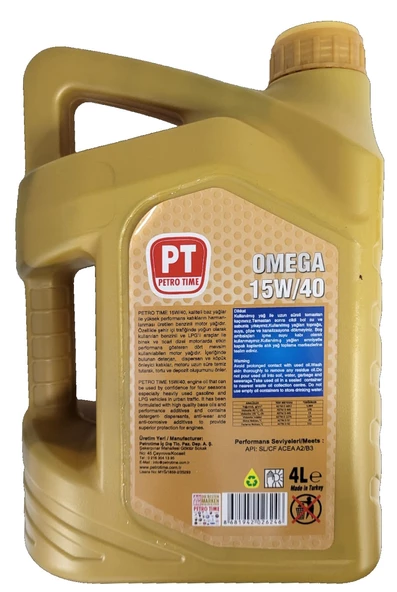 Petro Time 15W-40 Mineral Motor Yağı 4 Litre - 2