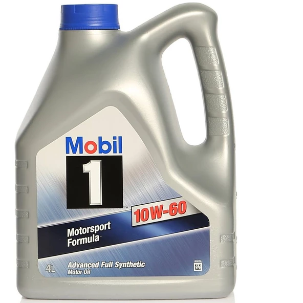 Mobil 1 10W-60 Motorsport Formula 4 Lt (performans Yağı Tam Sentetik) (bmw-mercedes-honda-subaru-mazda)