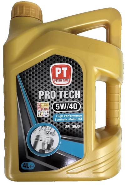 Petro Time 5W-40 Sentetik Motor Yağı 4 Litre