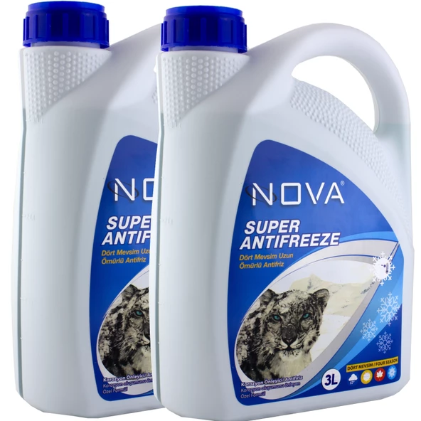 Nova ULTRA -25 Derece 3 Litre Yeşil Antifriz (2 ADET)