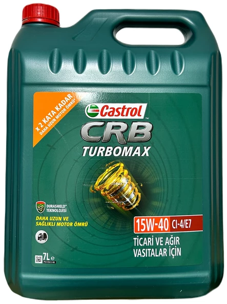 CASTROL Crb Turbomax 15W-40 CI-4/E7 Motor Yağı 7 Litre