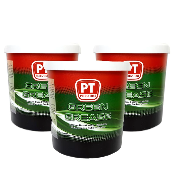 Petro Tıme Kalsiyumlu Yeşil Gres 3 X 1KG (Toplam 3 KG)