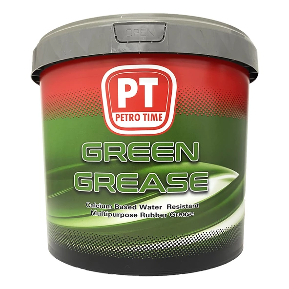 Petro Time Kauçuklu Yeşil Gres 14 KG - Suya Dayanıklı Green Grease