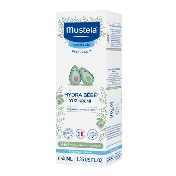 Mustela Hydra Bebek Yüz Kremi 40 ml