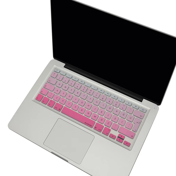 Macbook Air Pro Klavye Koruyucu (Türkçe Q) Gradient (Eski USB’li Model 2008/2017 yılı) ile Uyumlu - 6