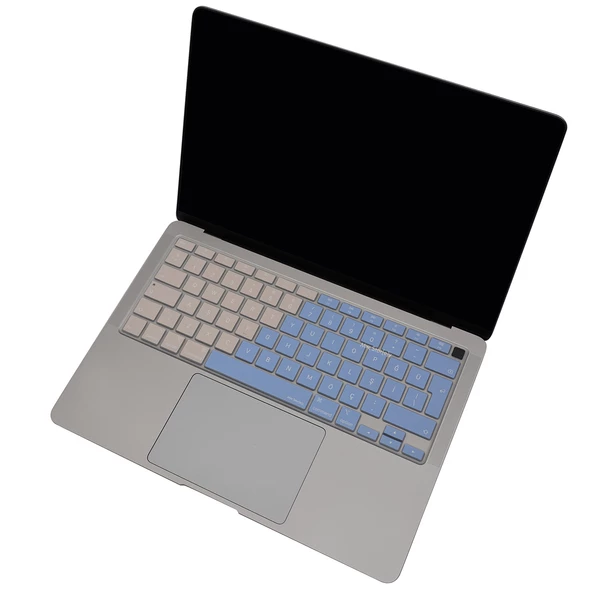 MacBook Air 13 Klavye Koruyucu A2179 A2337 M1 Türkçe Q UK ISO Ters L Enter Silikon Koruma Film - 5